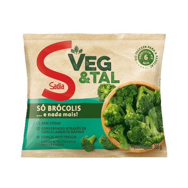 Brócolis SADIA Veg&Tal Congelado Pacote 300g