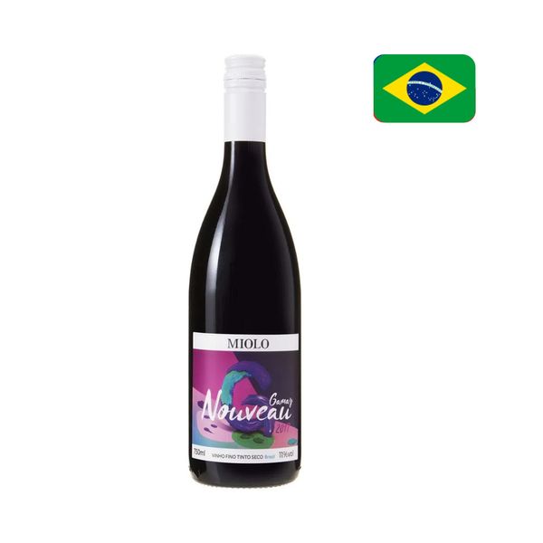 Vinho Tinto Brasileiro Nouveau Miolo Gamay Campanha Garrafa 750ml