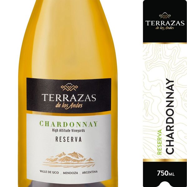 Vinho Branco Seco TERRAZAS Reserva Chardonnay Garrafa 750ml