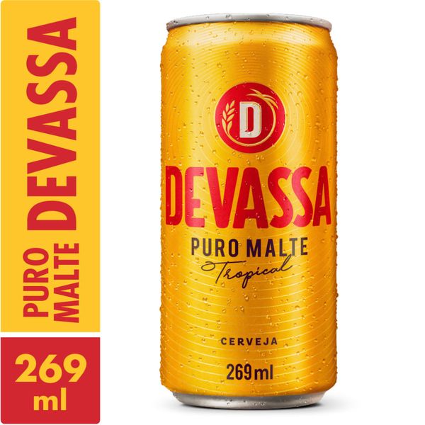 Cerveja DEVASSA Tropical Puro Malte Lata 269ml