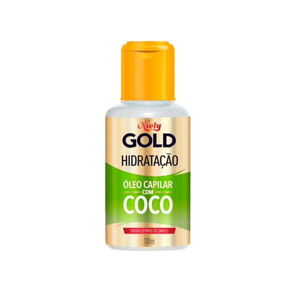 Óleo Capilar com Coco NIELY GOLD Hidratação frasco 100ml