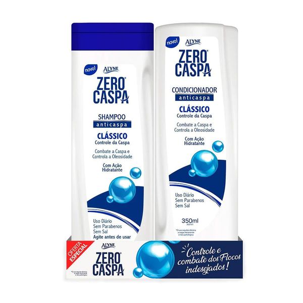 Kit Capilar ALYNE Shampoo+Condicionador Clássico Controle da Caspa 350ml Cada