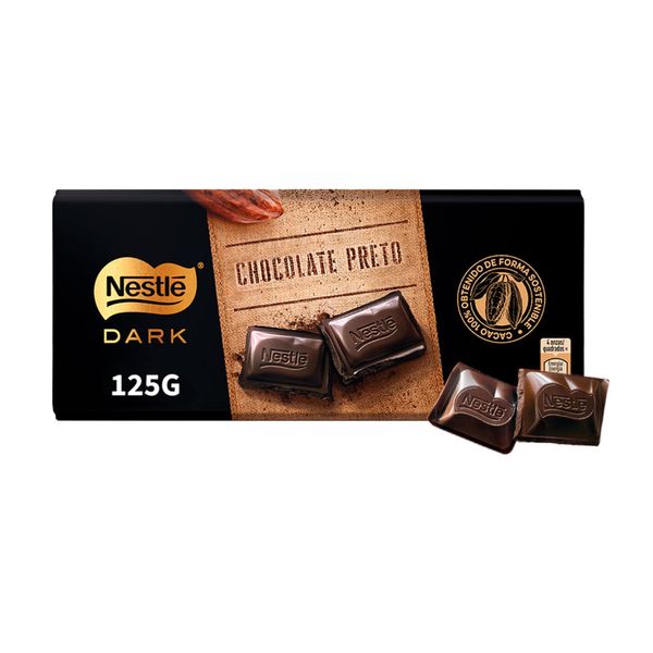 Chocolate Extrafino NESTLÉ Dark Embalaegm 125g