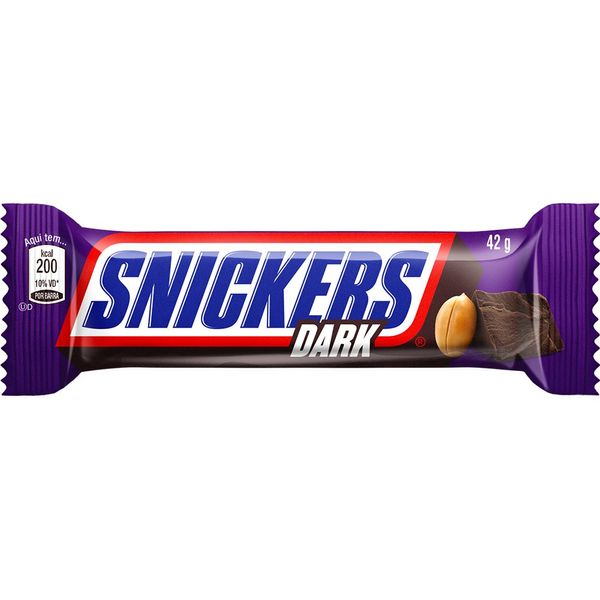 Chocolate SNICKERS Dark Embalagem 42g