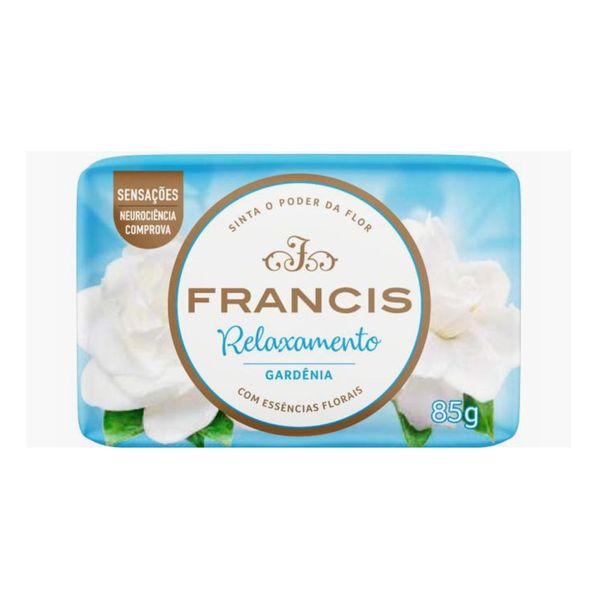 Sabonete FRANCIS Relaxamento Gardênia Azul Barra 85g