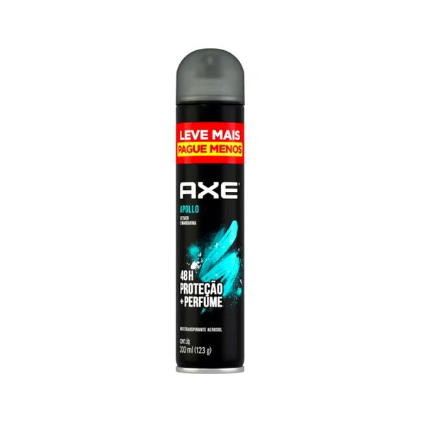 Desodorante Masculino Antitranspirante Aerosol AXE Apollo 200ml