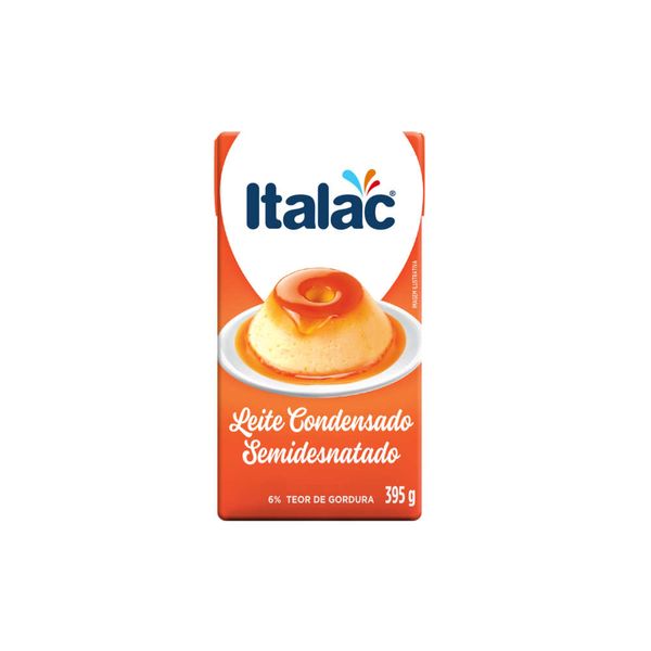 Leite Condensado ITALAC Semidesnatado Caixa 395g