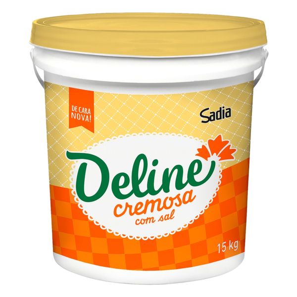 Margarina DELINE 60% Lípidios Com Sal Balde 15kg