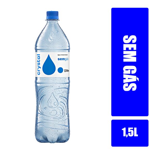 Água Mineral CRYSTAL Sem Gás Pet 1,5L