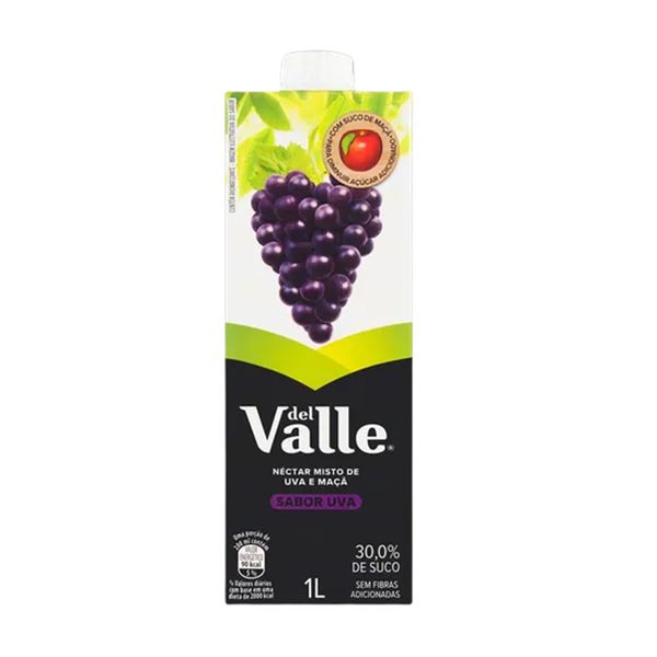 Néctar Misto de Uva e Maçã DEL VALLE Sabor Uva Caixa 1L