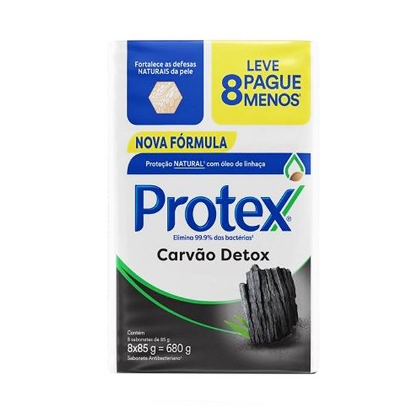 Pack Sabonete PROTEX Carvão Detox Barra 85g