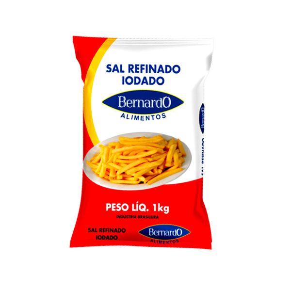 Sal Refinado BERNARDO Iodado pacote 1kg