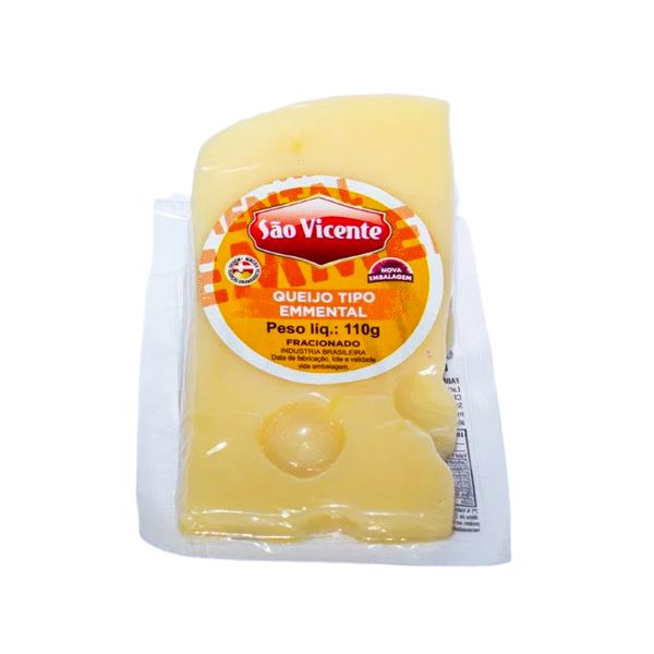 Queijo Tipo Emmental SÃO VICENTE Fracionado 110g