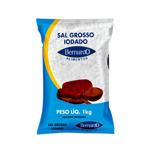 Sal Grosso BERNARDO Para Churrasco pacote 1kg
