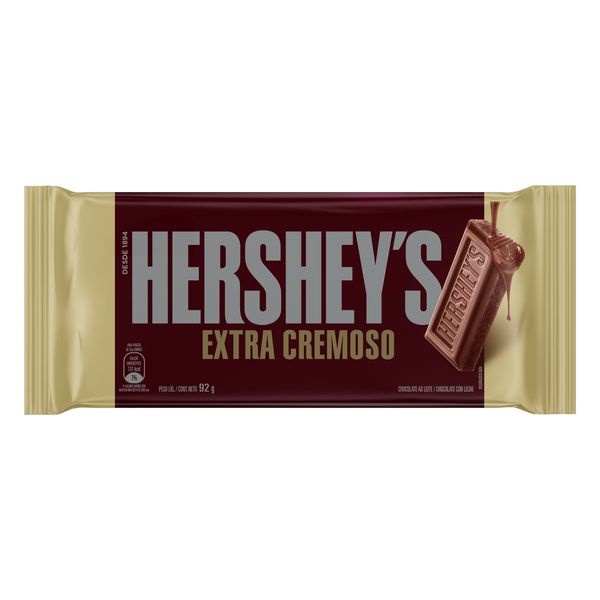 Chocolate ao Leite HERSHEY'S Extra Cremoso Embalagem 92g