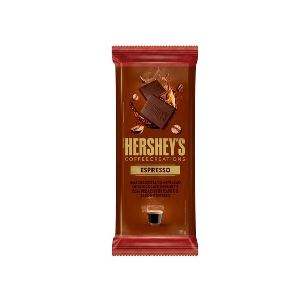 Chocolate com Pedaços de Café Espresso Hershey's Coffee Creations Embalagem 85g