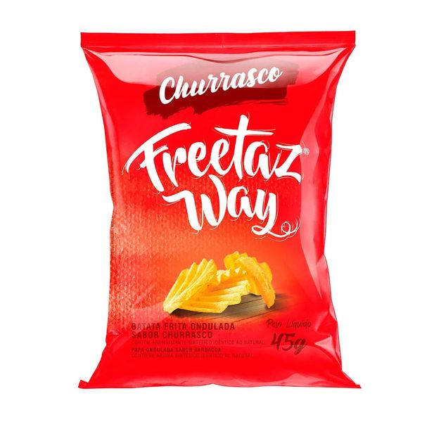 Batata Frita FREETAZ WAY Churrasco Pacote 45g