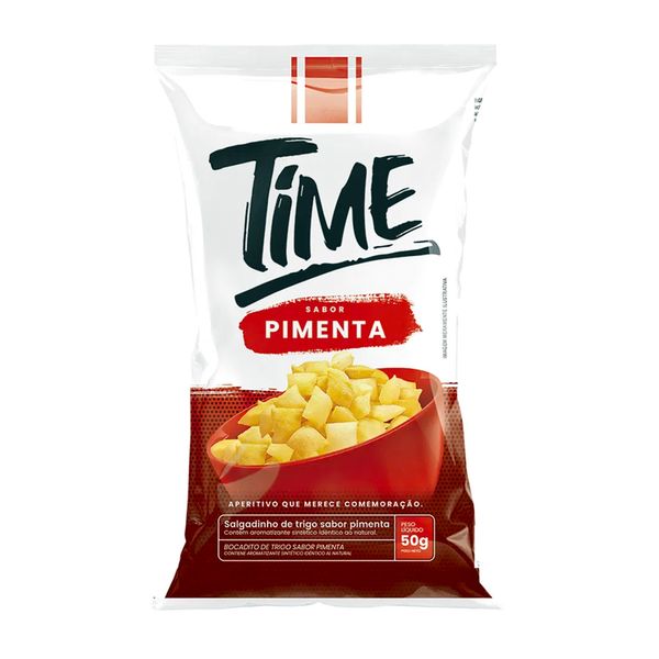 Salgadinho TIME Pimenta Pacote 50g