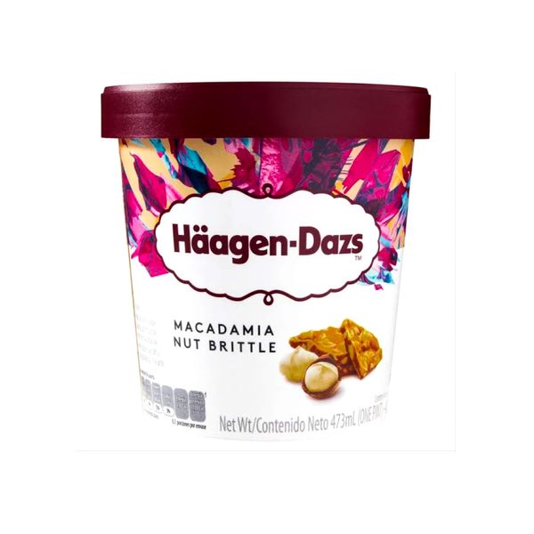 Sorvete HÄAGEN-DAZS Macadamia Nut Brittle pote 473ml