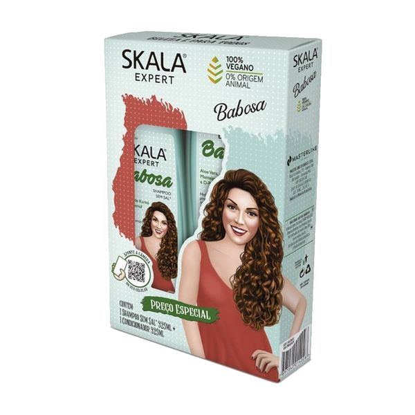 Kit Shampoo + Condicionador SKALA Babosa com 325ml Cada