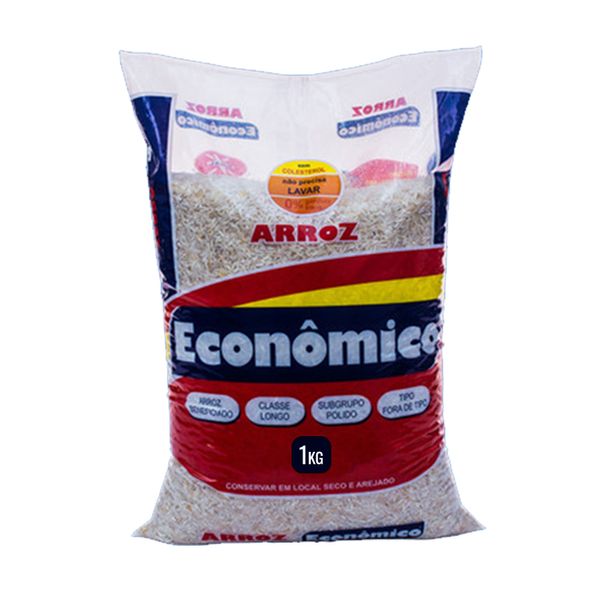 Arroz Branco ECONOMICO Pacote 1kg