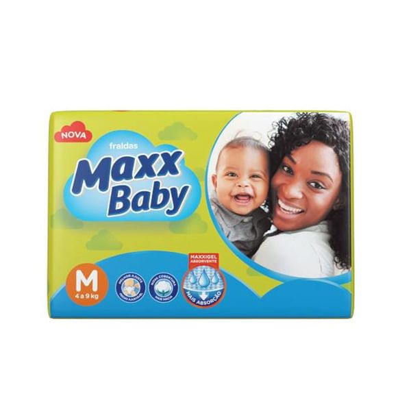 Fralda Descartável Infantil MAXX BABY M Mega Pacote 40un