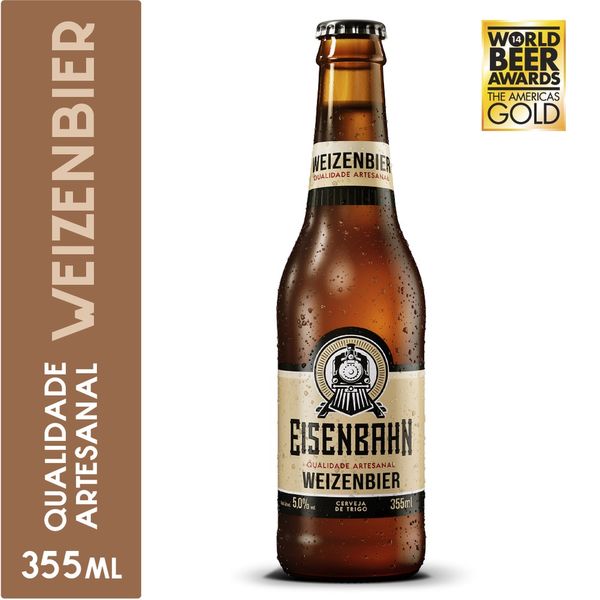 Cerveja de Trigo Weizenbier EISENBAHN Long Neck 355ml