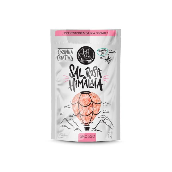 Sal Rosa do Himalaia Grosso BR Spices Pouch 1kg