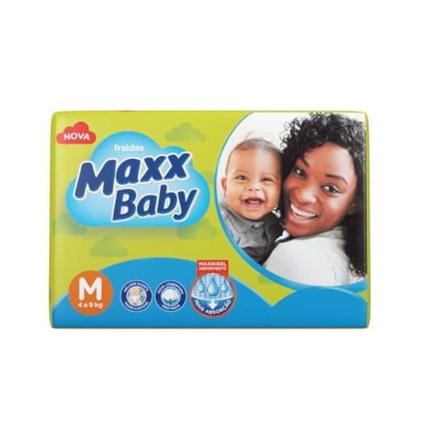 Fralda Descartável Infantil MAXX BABY Jumbinho M Mega Pacote 18un