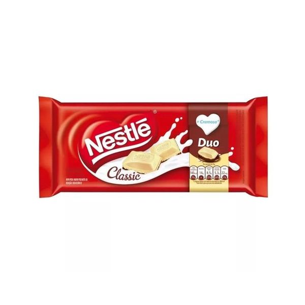 Chocolate Nestlé Classic Duo Embalagem 80g