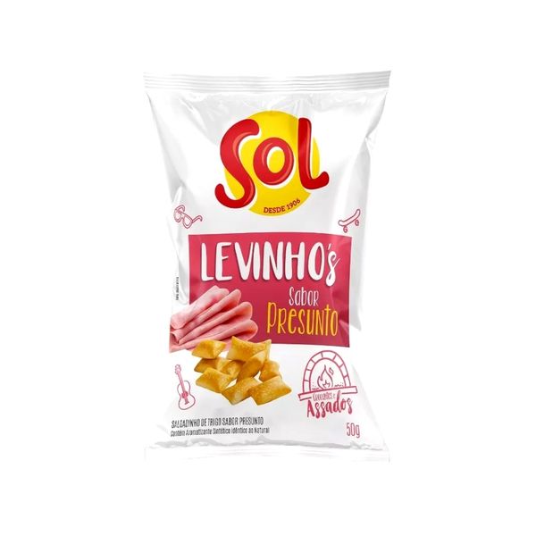 Salgadinho Levinho's SOL Presunto pacote 50g