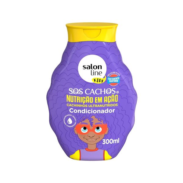 Condicionador Infantil SALON LINE Kids S.O.S Cachos 300ml