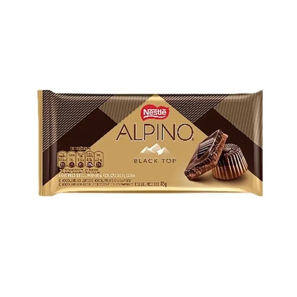 Chocolate Alpino NESTLÉ Black Top Barra 85g