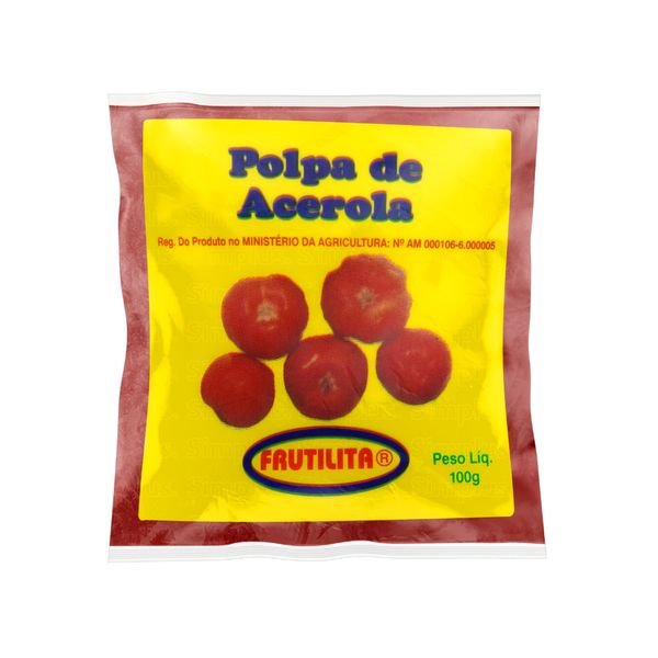 Polpa de Fruta Acerola FRUTILITA Pacote 100g