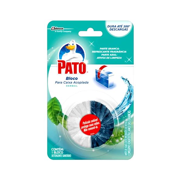 Detergente Sanitário para Caixa Acoplada PATO Herbal 1un