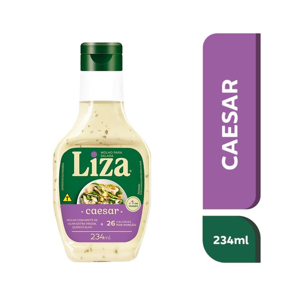 Molho para Salada LIZA Caesar Squeeze 234ml