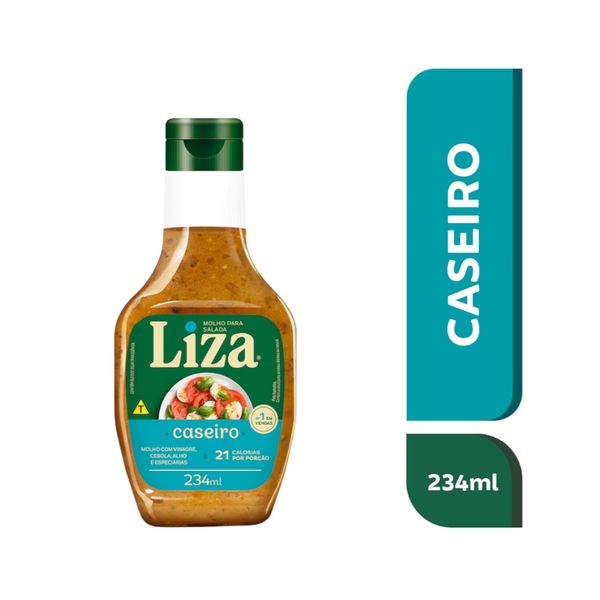 Molho para Salada LIZA Caseiro Squeeze 234ml