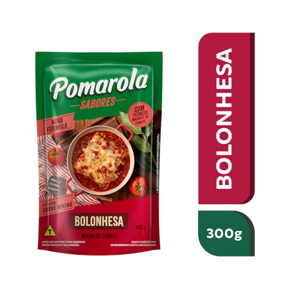 Molho de Tomate POMAROLA Bolonhesa Sachê 300g