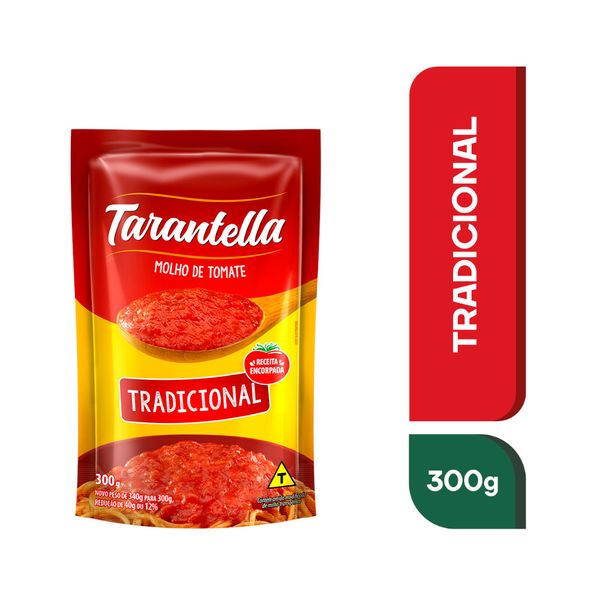 Molho de Tomate TARANTELLA Tradicional sachê 300g