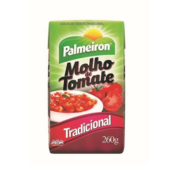 Molho de Tomate Tradicional PALMEIRON Caixa 260g
