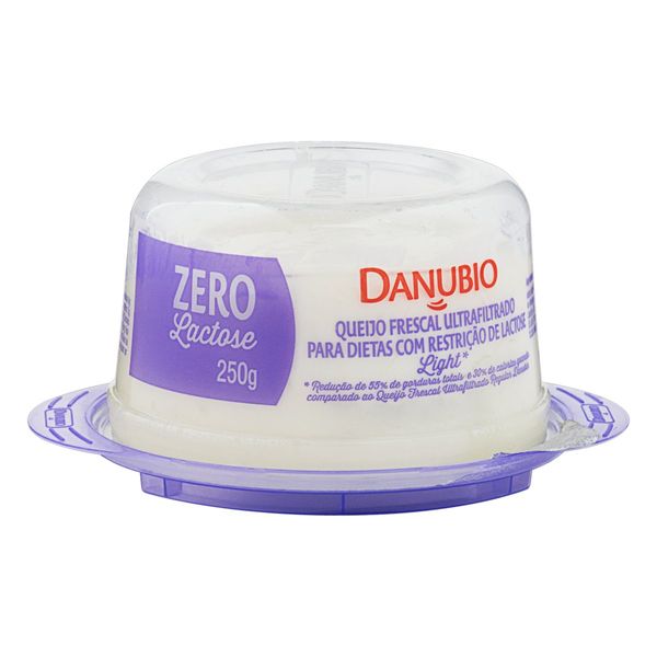 Queijo Frescal Zero Lactose DANUBIO Light Pote 250g