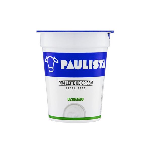 Iogurte Desnatado PAULISTA Zero Lactose Copo 170g