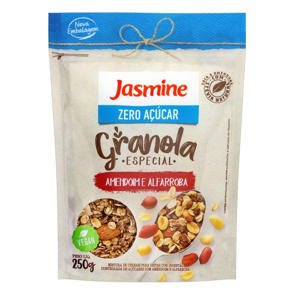 Granola Jasmine Amendoim e Alfarroba Especial Embalagem 250g