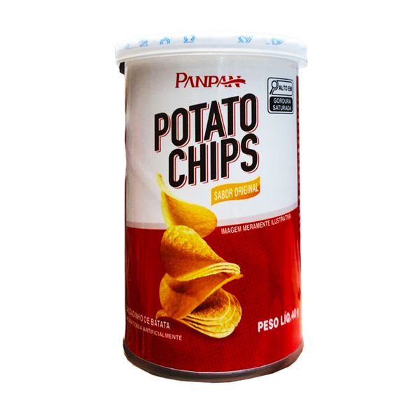 Batata Chips POTATO CHIPS Original Pote 40g