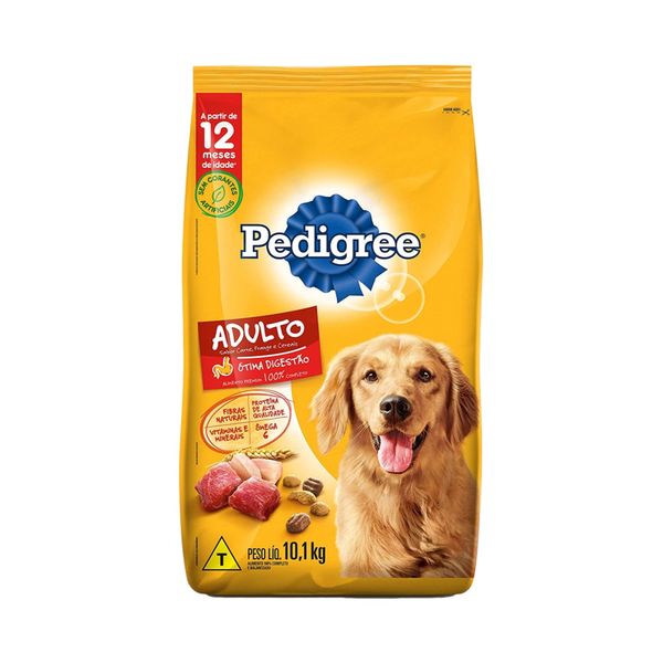 Ração Para Cães PEDIGREE Carne com Frango e Cereais Pacote 10,1Kg