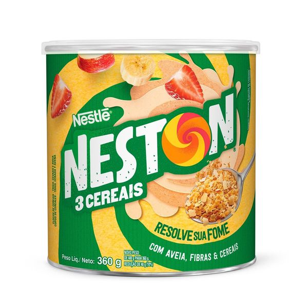 Cereal NESTON NESTLÉ 3 Cereais Lata 360g