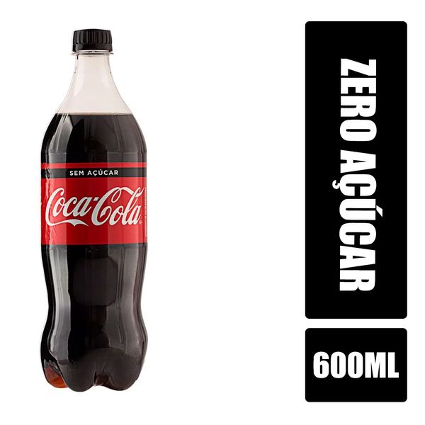 Refrigerante COCA-COLA Zero Açúcar Pet 600ml