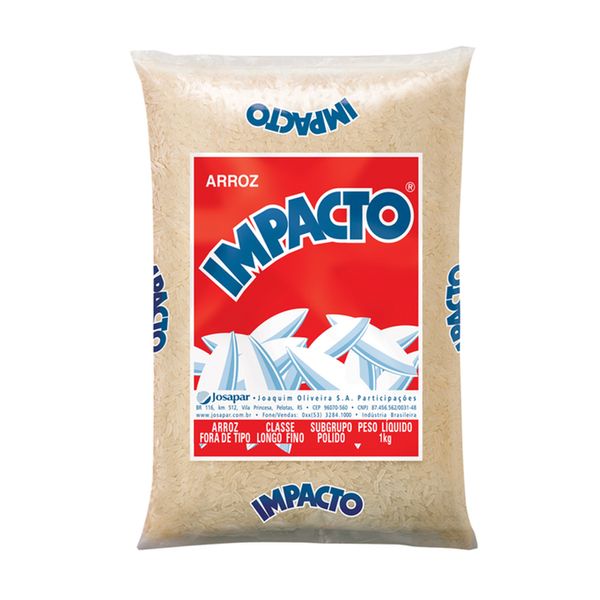 Arroz Branco IMPACTO Pacote 1kg