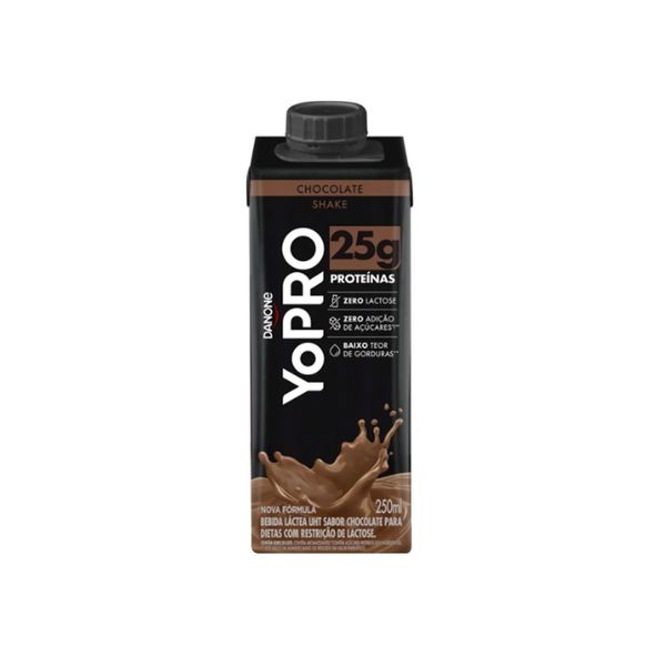 Bebida Láctea UHT 25g de Proteína YOPRO Sabor Chocolate Caixinha 250ml