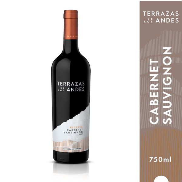 Vinho Tinto Argentino TERRAZAS Reserva Cabernet Sauvignon Garrafa 750ml